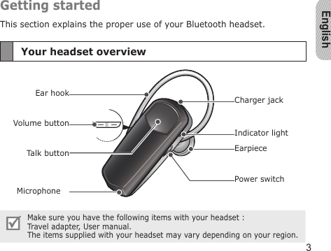 Samsung Hm1500 Bluetooth Headset User Manual